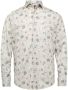 Vanguard Long sleeve shirt print on poplin pure cashmere Bruin Heren - Thumbnail 1