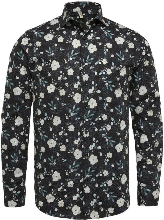 Vanguard Overhemd Bloemen Zwart