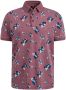 Vanguard Poloshirt Piqué Bloemen Donkerroze - Thumbnail 1