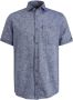 Vanguard Short Sleeve Overhemd Linnen Blauw - Thumbnail 1