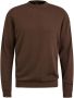 VANGUARD Heren Truien & Vesten Crewneck Cotton Modal Bruin - Thumbnail 2