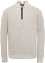VANGUARD Heren Truien & Vesten Half Zip Collar Cotton Mouline Gebroken Wit - Thumbnail 3