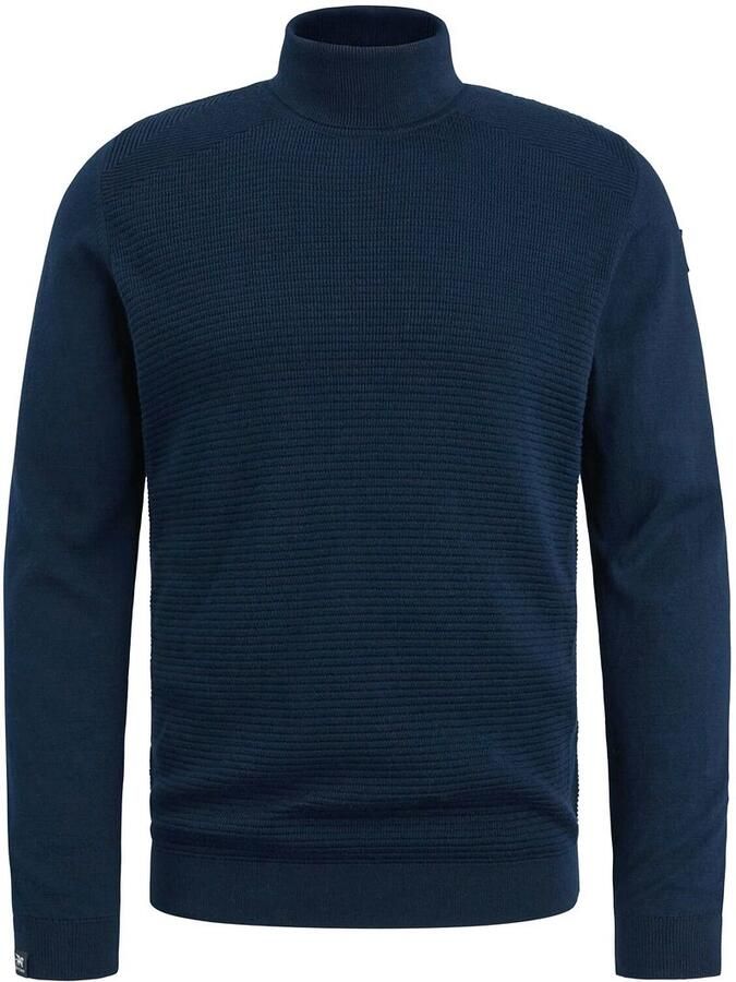 VANGUARD Heren Truien & Vesten Roll Neck Pima Cotton Donkerblauw
