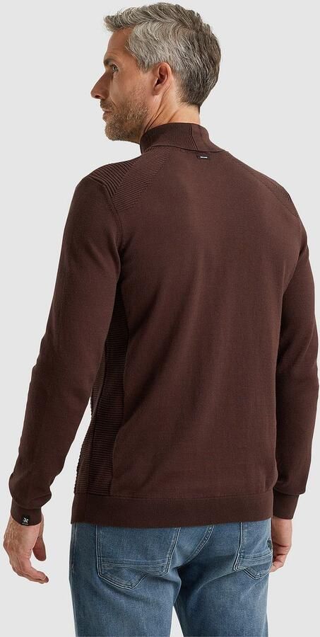 Vanguard Sweater Coltrui Structuur Bruin - Foto 2