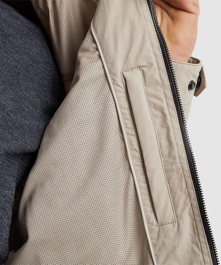 VANGUARD Heren Jassen Short Jacket Mech Cotton Racechase Beige - Foto 3