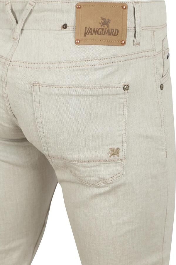 VANGUARD Heren Jeans V12 Rider Colored Denim Beige - Foto 3