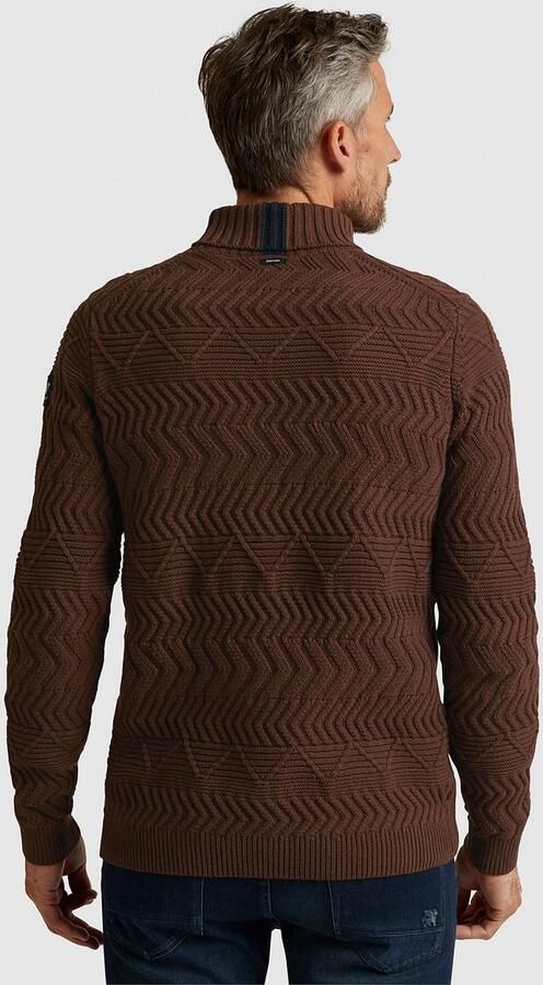 Vanguard Bruine Bedrukte Katoenen Coltrui Brown Heren - Foto 2