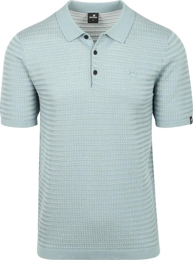 Vanguard T-shirt Knitted Poloshirt Arona Blauw - Foto 4