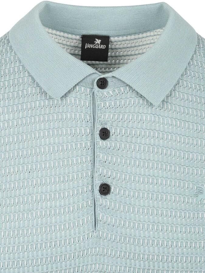 Vanguard T-shirt Knitted Poloshirt Arona Blauw - Foto 7