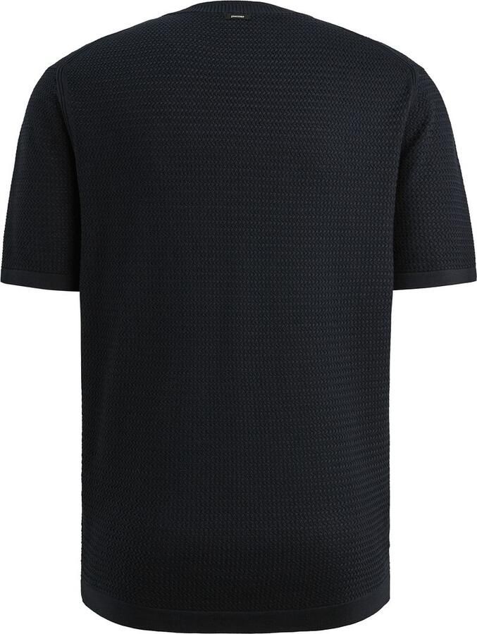 Vanguard Knitted T-Shirt Navy - Foto 2
