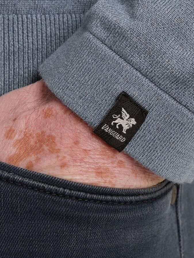 Vanguard Longsleeve Poloshirt Blauw - Foto 3