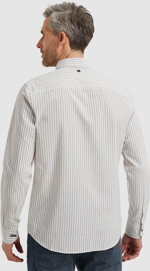 Vanguard Overhemd Lange Mouw Overhemd Dobby Streep Beige - Foto 6