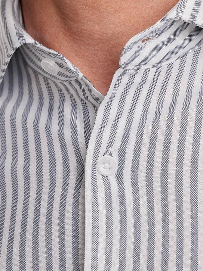 Vanguard Overhemd Elevated Knit Streep Blauw - Foto 2