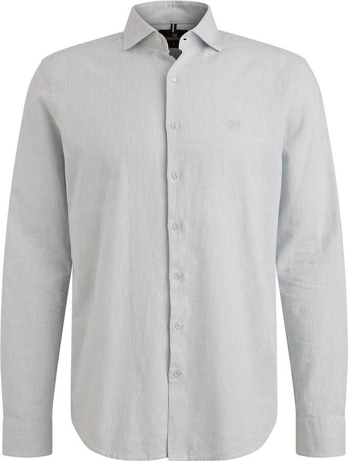 Vanguard Overhemd Lange Mouw Overhemd Linnen Blend Lichtblauw - Foto 5