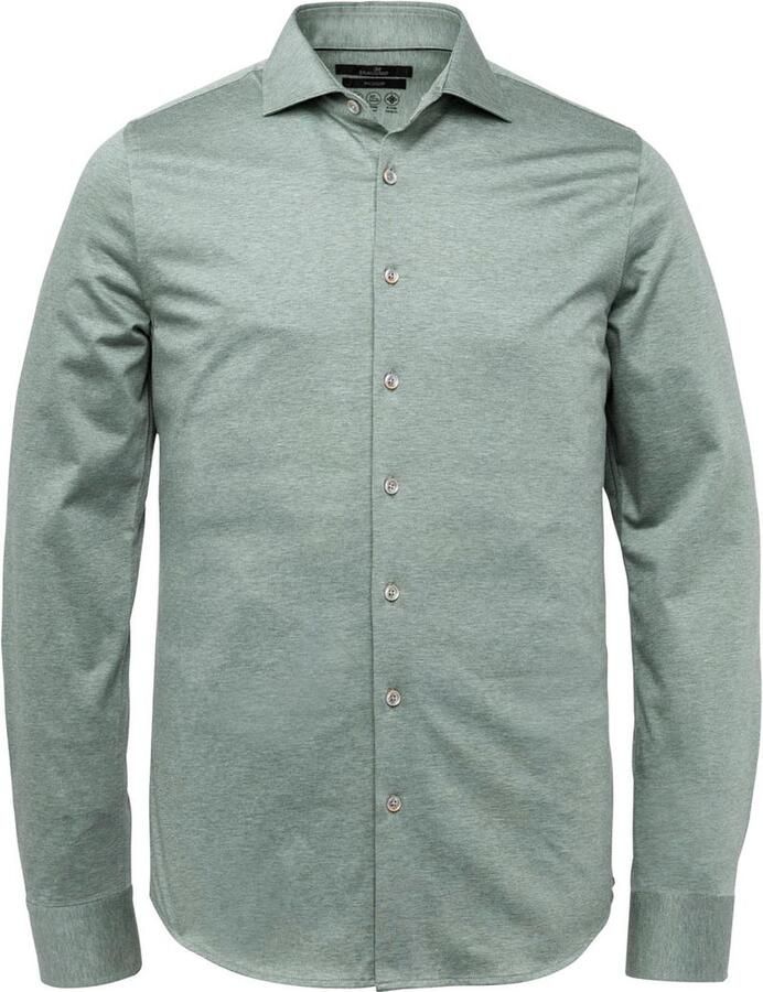 Vanguard gemêleerd slim fit overhemd 6126 mintgroen