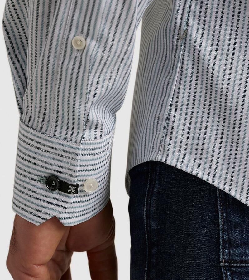 Vanguard Overhemd Lange Mouw Overhemd Strepen Lichtblauw - Foto 2