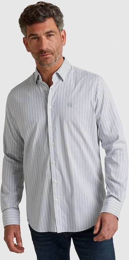 Vanguard Overhemd Lange Mouw Overhemd Strepen Lichtblauw - Foto 4