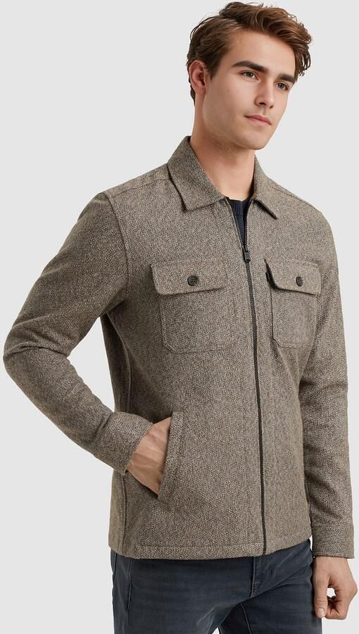 Vanguard Overshirt Brushed Taupe - Foto 4