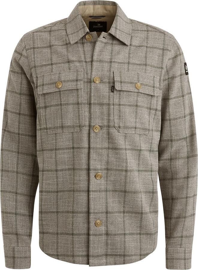 Vanguard Fleece Jack Overshirt Ruiten Taupe - Foto 2