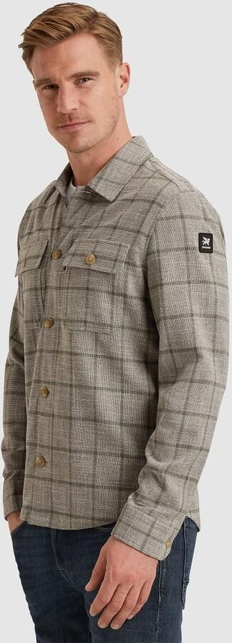 Vanguard Fleece Jack Overshirt Ruiten Taupe - Foto 8