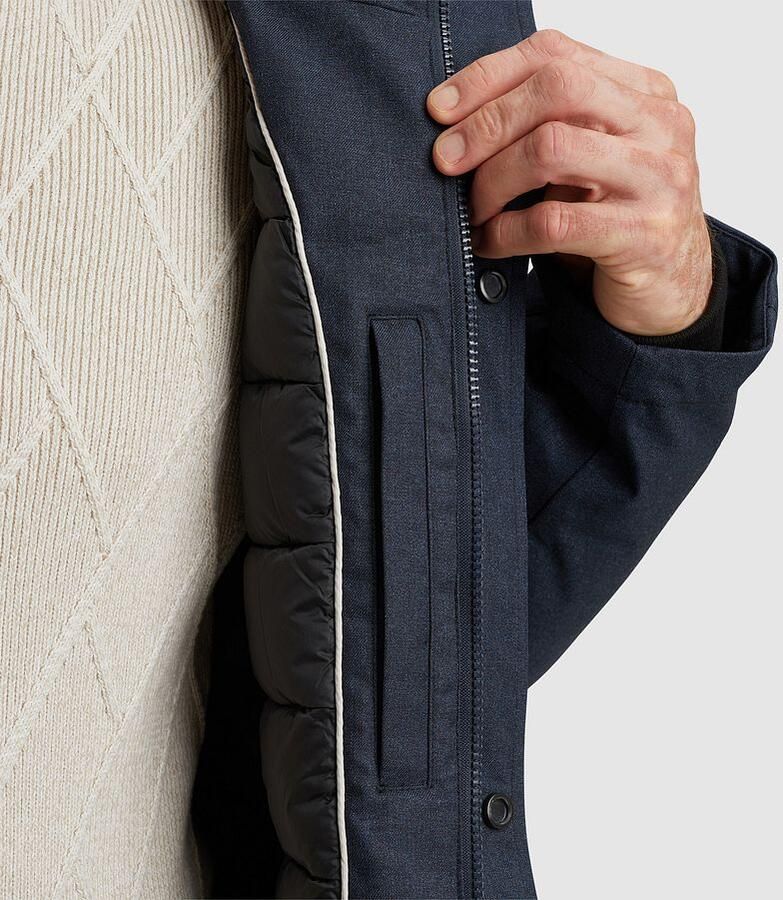 Vanguard Winterjas Donkerblauw Stijlvol Blue Heren - Foto 4