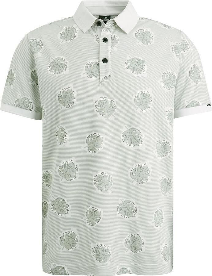 Vanguard T-shirt Piqué Polo Print Lichtgroen