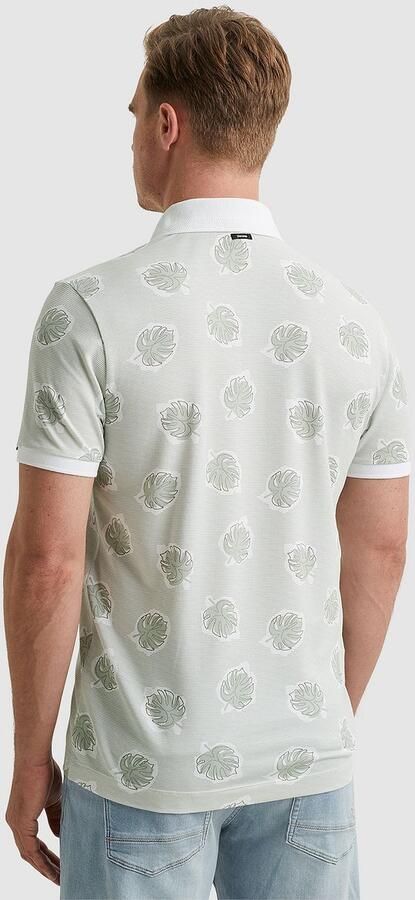 Vanguard T-shirt Piqué Polo Print Lichtgroen - Foto 3