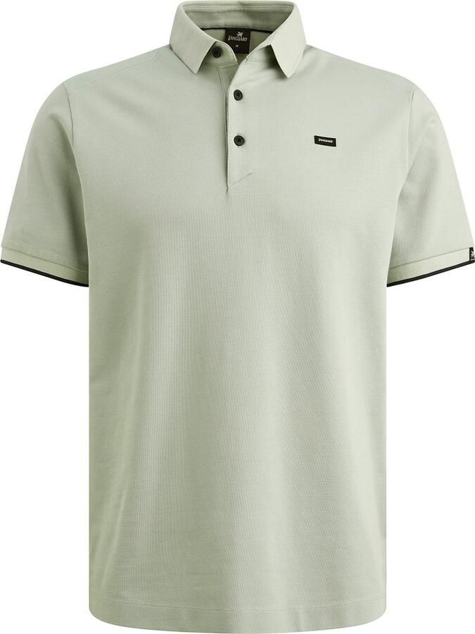 Vanguard Polo Shirt Korte Mouw Piqué Poloshirt Aqua Gray - Foto 3