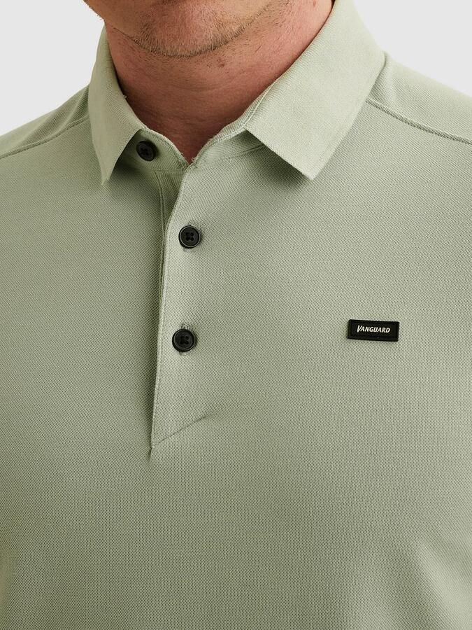 Vanguard Polo Shirt Korte Mouw Piqué Poloshirt Aqua Gray - Foto 5