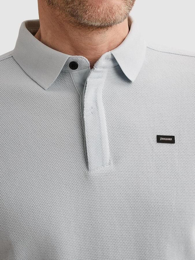 Vanguard Piqué Poloshirt Lichtblauw