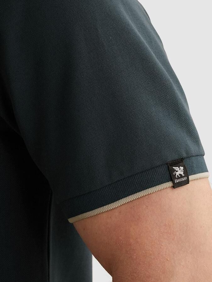 Vanguard Polo Shirt Korte Mouw Piqué Poloshirt Midnight Navy - Foto 5