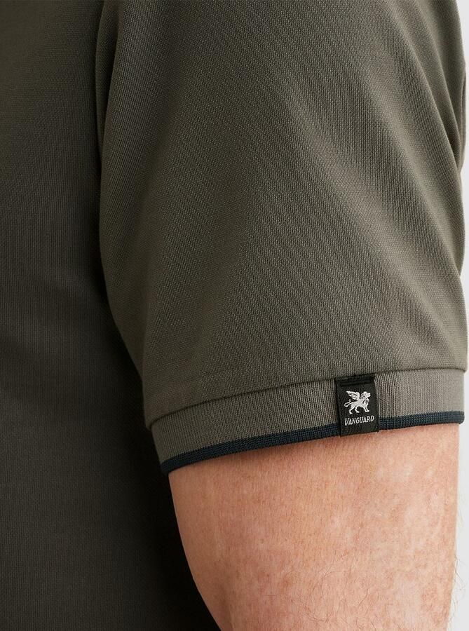 Vanguard Polo Shirt Korte Mouw Piqué Poloshirt Pewter - Foto 5