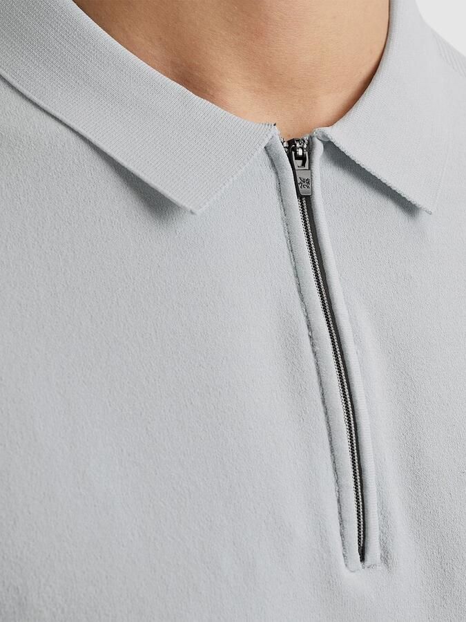 Vanguard Poloshirt Half-Zip Lichtblauw - Foto 2