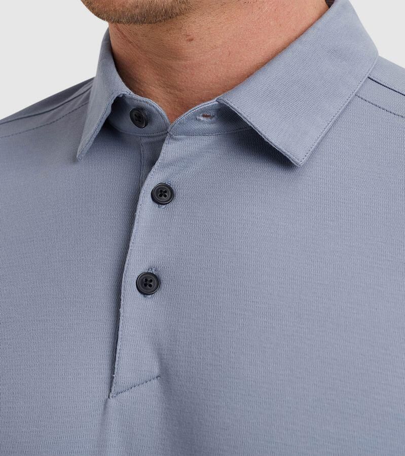 Vanguard Korte Mouw Polo Interloc Stijl Blue Heren - Foto 3
