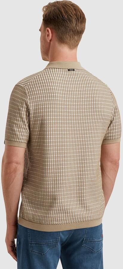 Vanguard Korte mouw katoen modal polo Beige Heren - Foto 3