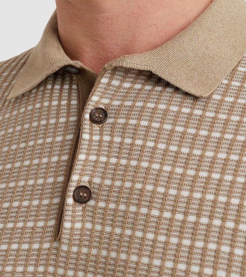 Vanguard Korte mouw katoen modal polo Beige Heren - Foto 2