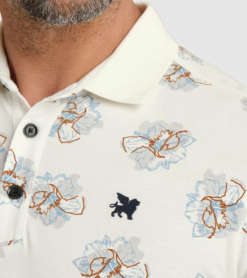 Vanguard polo normale fit wit geprint - Foto 3