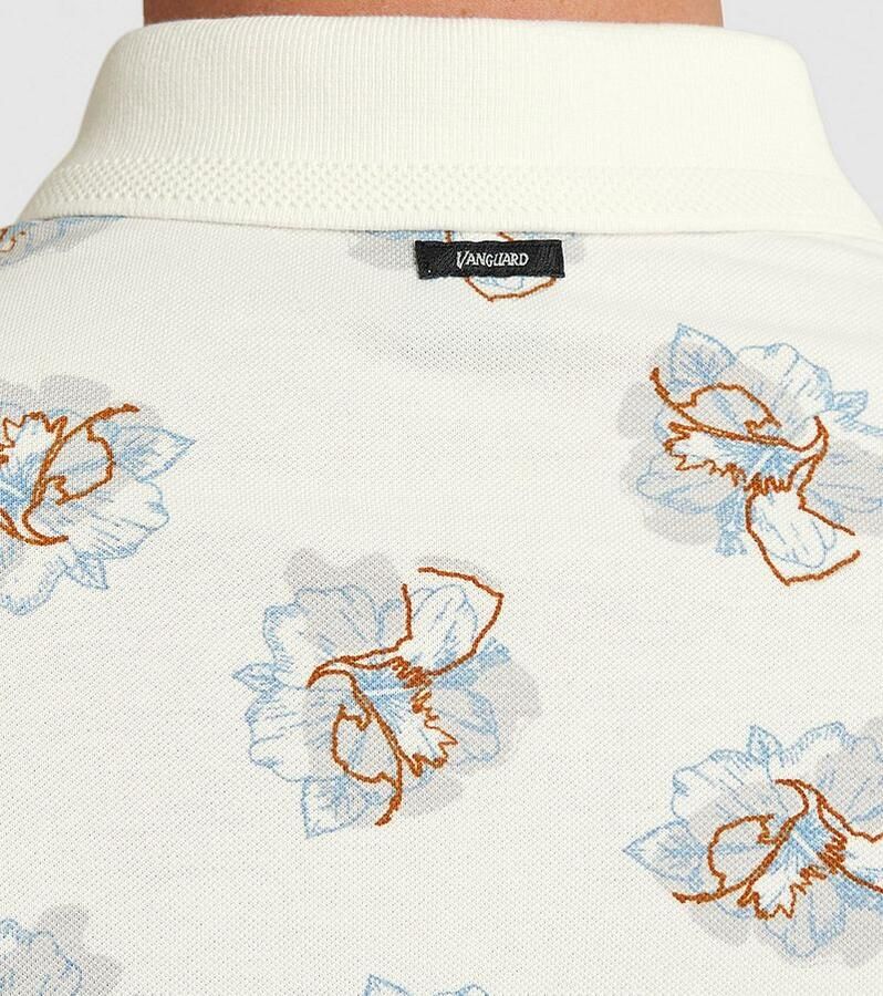 Vanguard polo normale fit wit geprint - Foto 4