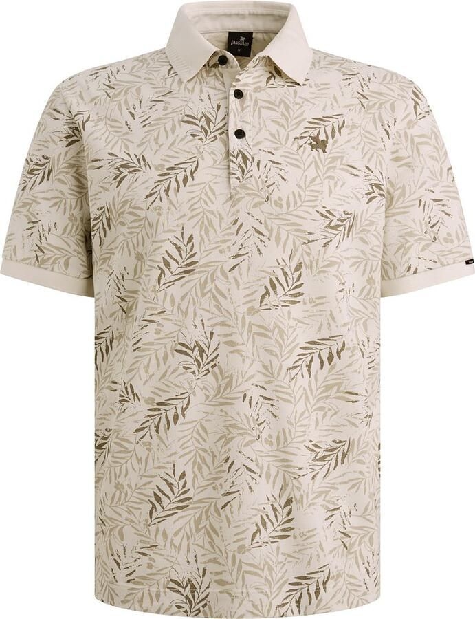 Vanguard Polo Shirt Korte Mouw Poloshirt Print Ecru - Foto 4