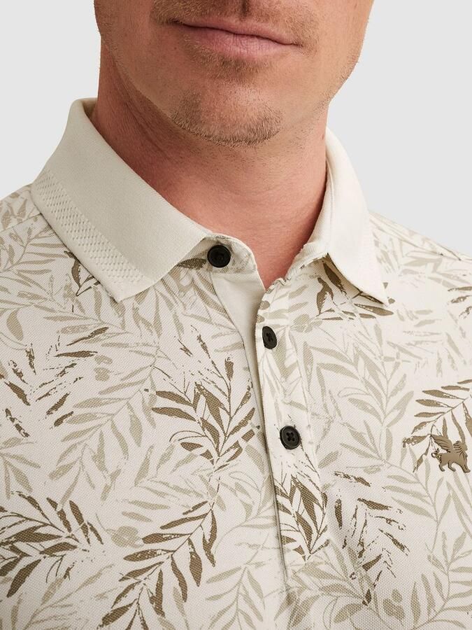 Vanguard Polo Shirt Korte Mouw Poloshirt Print Ecru - Foto 5