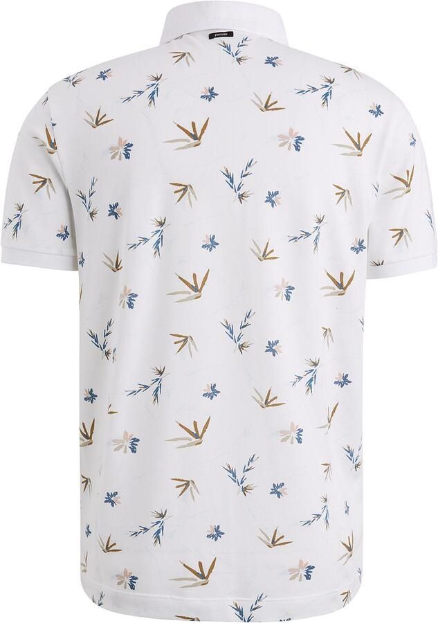 Vanguard regular fit polo met all over print wit - Foto 2