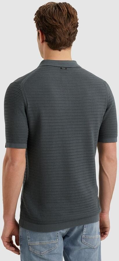 Vanguard T-shirt Poloshirt Structuur Dark Slate - Foto 2