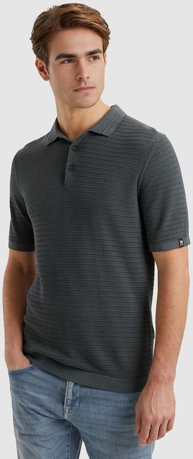 Vanguard T-shirt Poloshirt Structuur Dark Slate - Foto 3