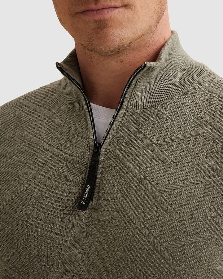 Vanguard Pullover Half Zip Mouline Forest Fog - Foto 2