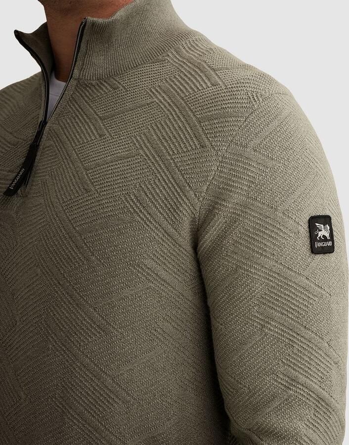 Vanguard Pullover Half Zip Mouline Forest Fog - Foto 3