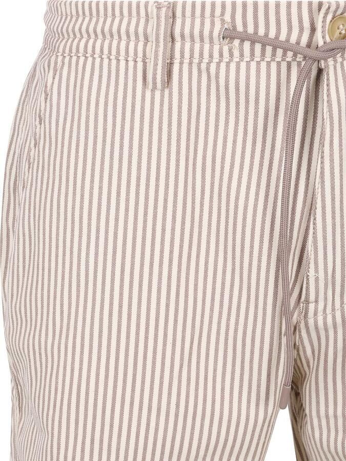 Vanguard Korte Broek Relaxed Short Stripes Beige - Foto 2