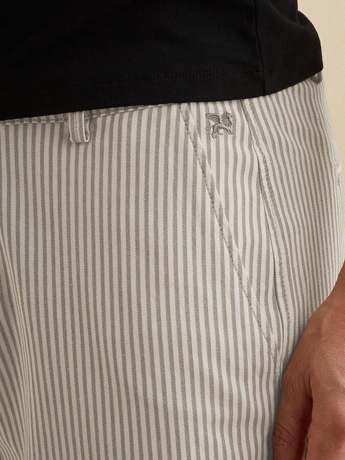 Vanguard Korte Broek Relaxed Short Stripes Beige - Foto 3