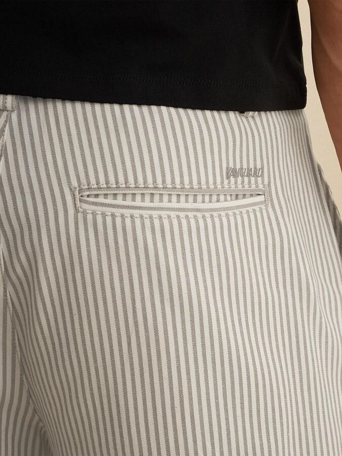 Vanguard Korte Broek Relaxed Short Stripes Beige - Foto 4