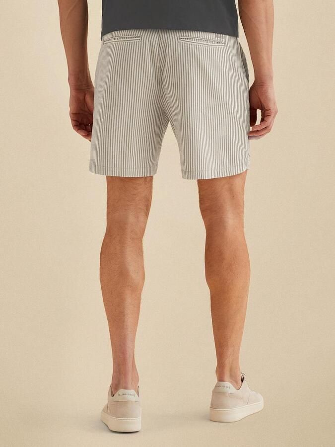 Vanguard Korte Broek Relaxed Short Stripes Beige - Foto 5