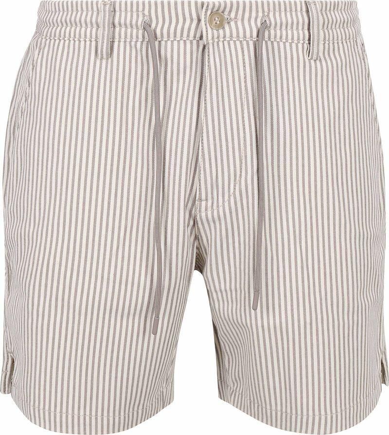 Vanguard Korte Broek Relaxed Short Stripes Beige - Foto 2